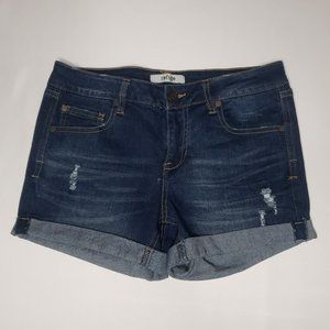 Refuge Denim Jean Short, Rolled Cuff, Size 2